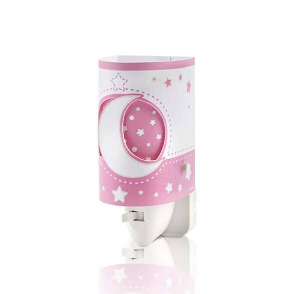 Veladora infantil MOONLIGHT rosa, fluorescencia DA0032