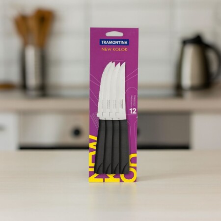 SET CUCHILLOS TRAMONTINA NEW KOLOR X 12 SET CUCHILLOS TRAMONTINA NEW KOLOR X 12