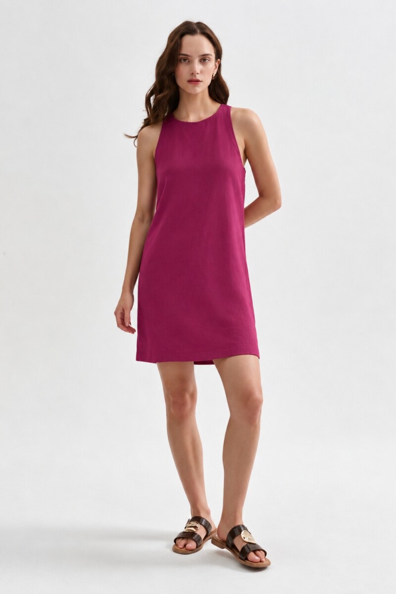 Vestido Risu - Fucsia Oscuro 