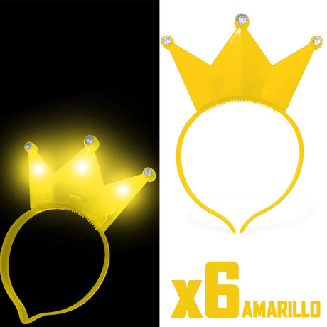 Set Cotillón N5 X24 Vinchas Corona Reina Con Luz Led Set Cotillón N5 X24 Vinchas Corona Reina Con Luz Led