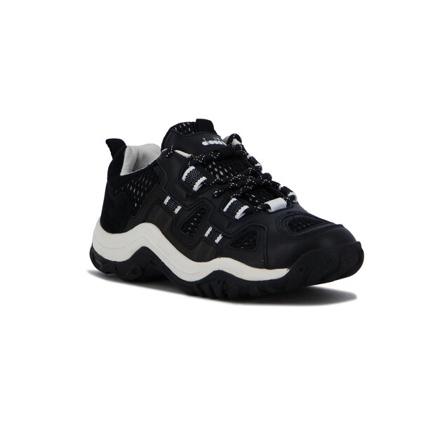 Championes Casuales Diadora Alpaca Unisex Negro-blanco