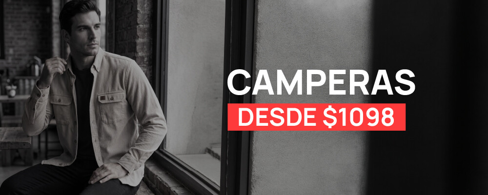 Camperas 35%OFF