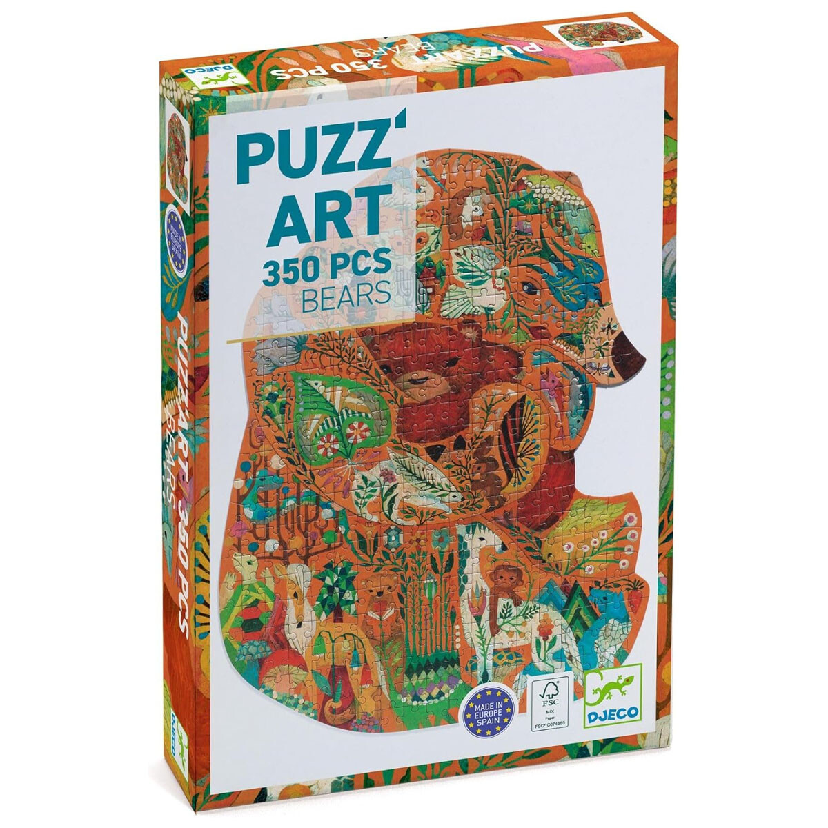 Puzzle Puzz’Art Oso 350 piezas Djeco 