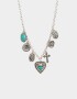 Collares Cortos Religioso Collar Corto Multidijes Antique Silver - Plateado Antique Silver