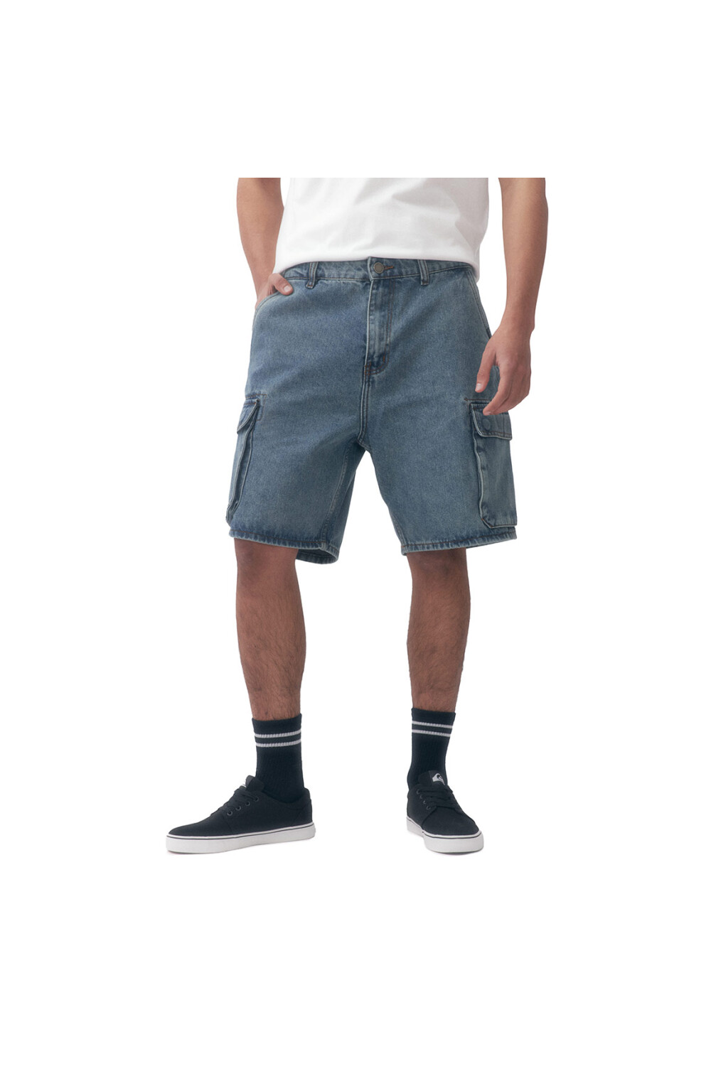 Quiksilver Shorts Cargo Denim Hombre - Azul Oscuro Azul Oscuro