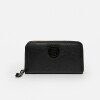 Billetera P&P En Cuero Graneado Negro