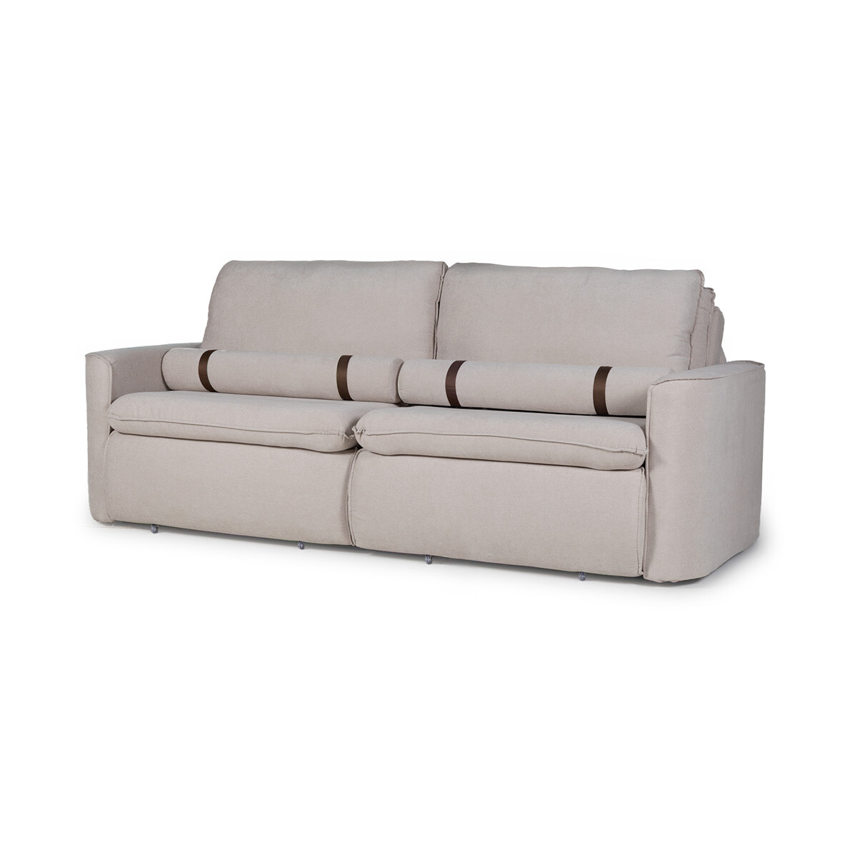 Sofá Cama Sense - Tela Microfibra - Berlin 02 (Beige) 