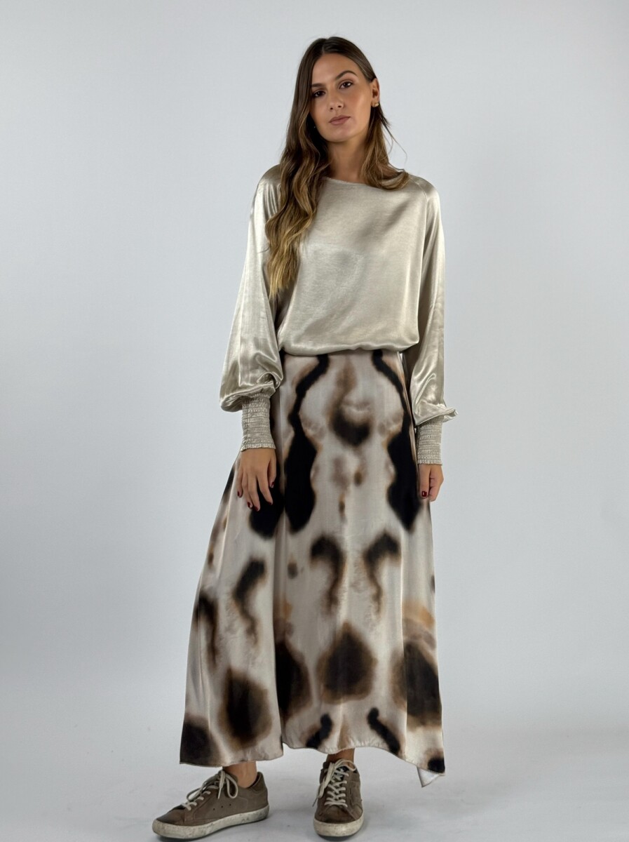 POLLERA FLOYD - BEIGE 