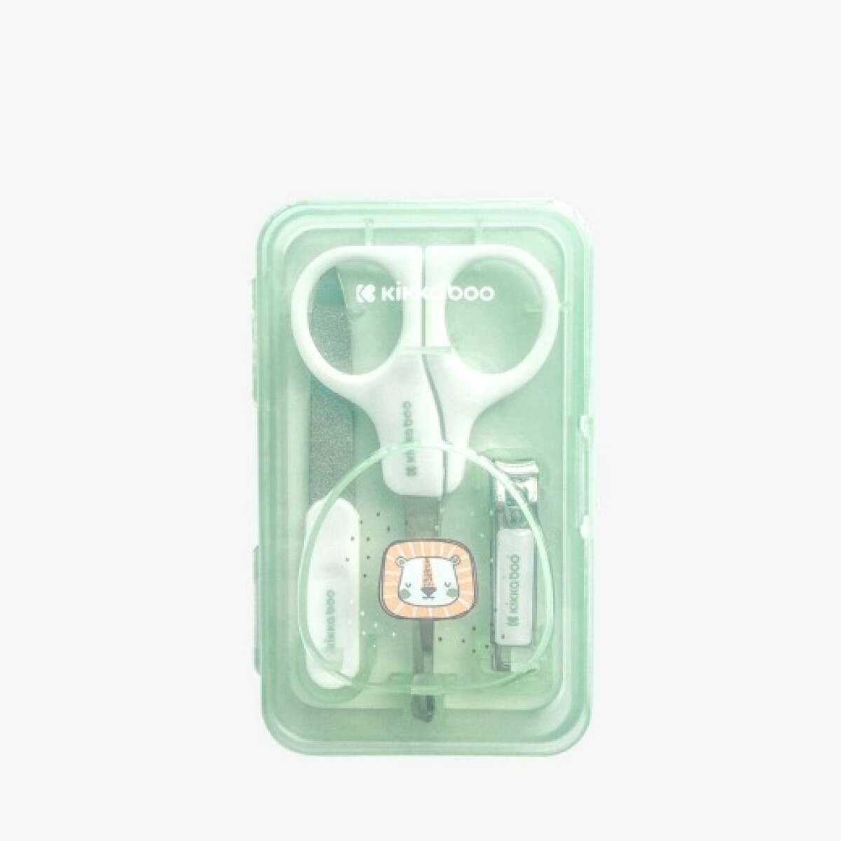 Set manicure cuidado uñas KIKKABOO - verde agua 