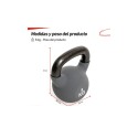 PESA RUSA HIERRO RECUBIERTA NEOPRENO 8KG NEGRO