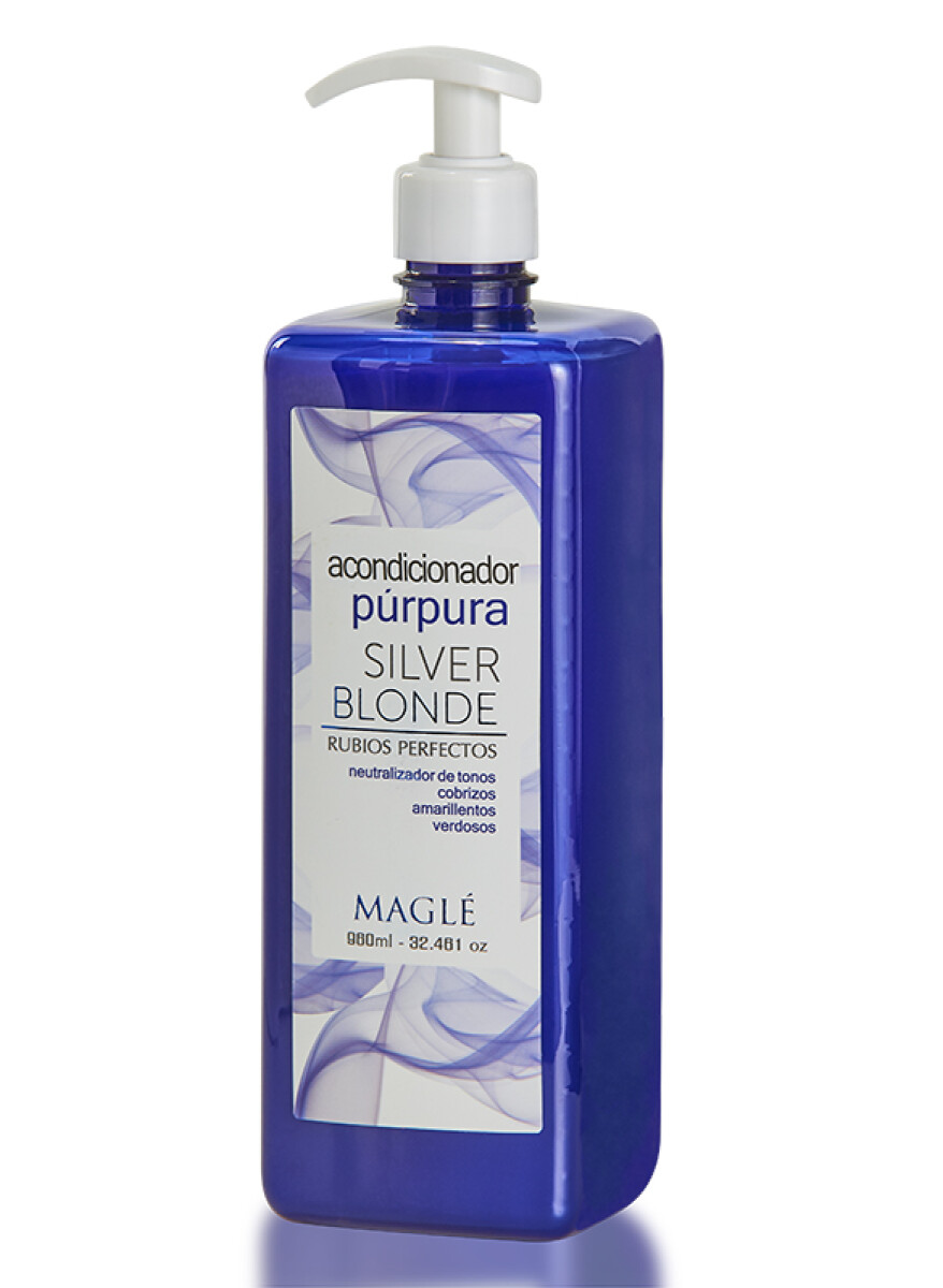 Acondicionador matizador Silver Blonde Maglé - 960 ml 