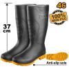 BOTAS DE LLUVIA NEGRA/TRABAJO TALLE 46 INGCO BOTAS DE LLUVIA NEGRA/TRABAJO TALLE 46 INGCO