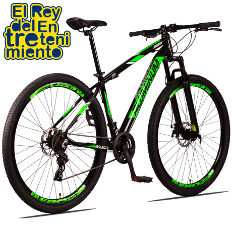 Bicicleta Montaña Rod 29 Freno Disco Aluminio Cambios Verde