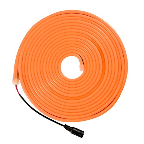 CINTA NEON 12V NARANJADO 5MTS CINTA NEON 12V NARANJADO 5MTS