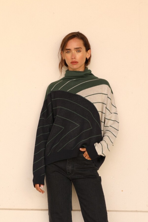 Polera Diagonal Eucalyptus