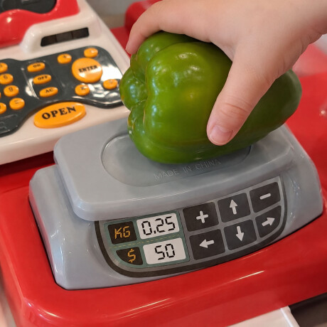 Juego Supermercado Infantil Carrito Caja Registradora Scan Varios