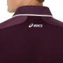 Polos Tenis Match Jacquard Polo SS Top Hombre Dark Aubergine