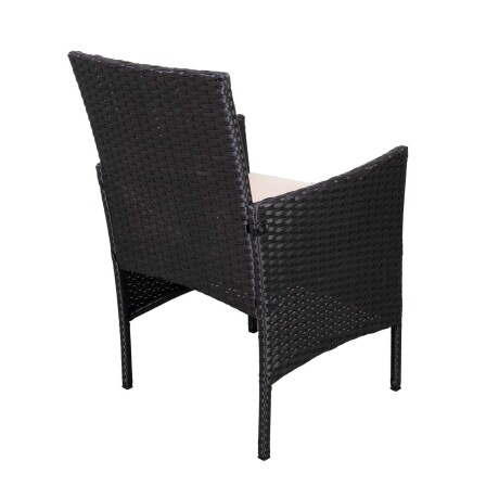 SET LIVING EXTERIOR RATTAN-SINTETICO-Y-ACERO NEGRO APOLO