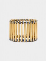 Pulsera Elástica Con Barras azul