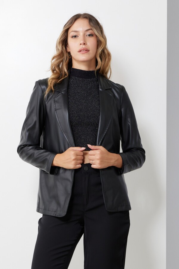 Blazer Eco Cuero NEGRO