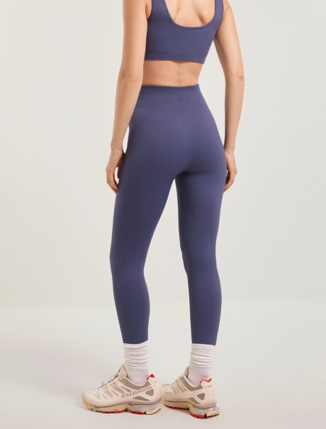 CALZA SPORT SIN COSTURA AZUL