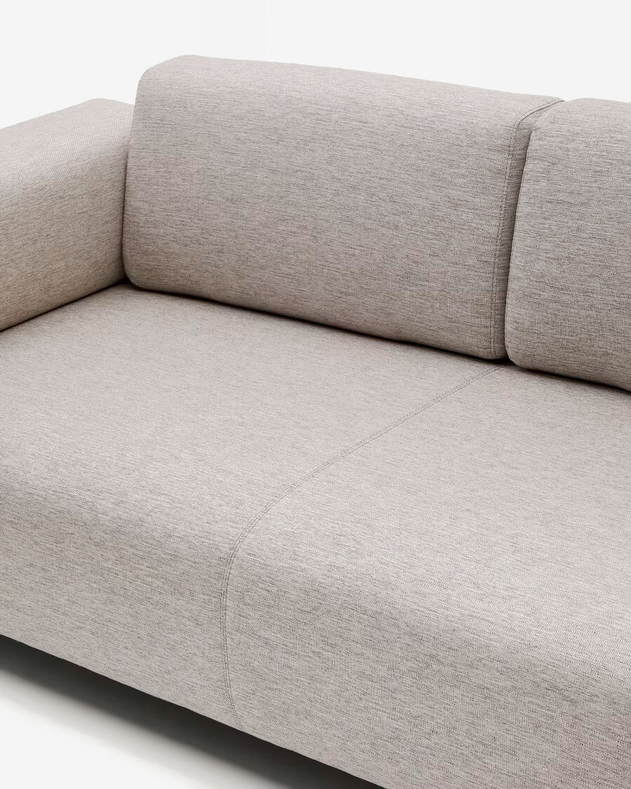 Sofá Compo 3 plazas beige grisáceo 232 cm Sofá Compo 3 plazas beige grisáceo 232 cm