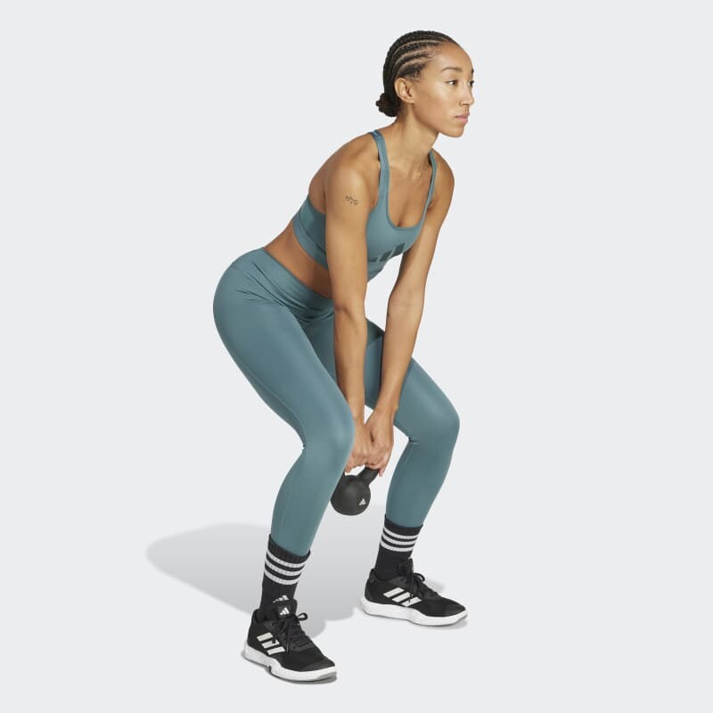 Top Adidas Powerreact Big Logo Verde