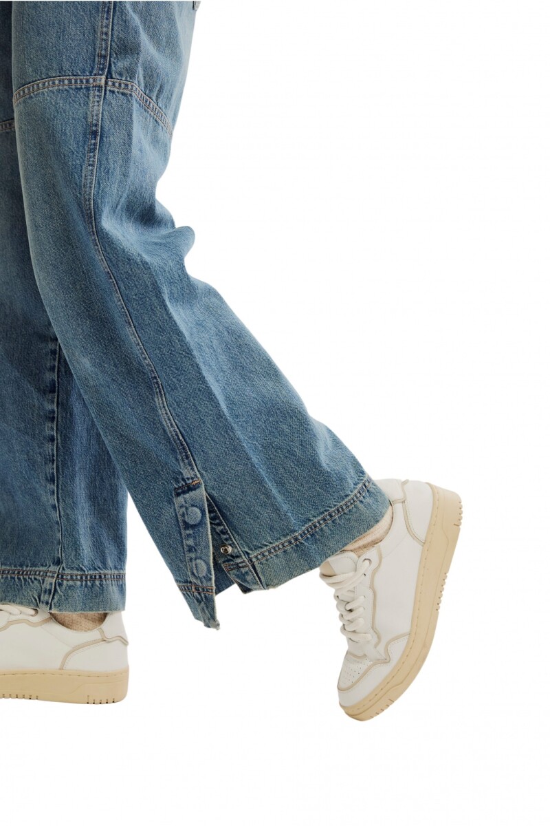 BENJI RELAXED WIDE LEG Azul