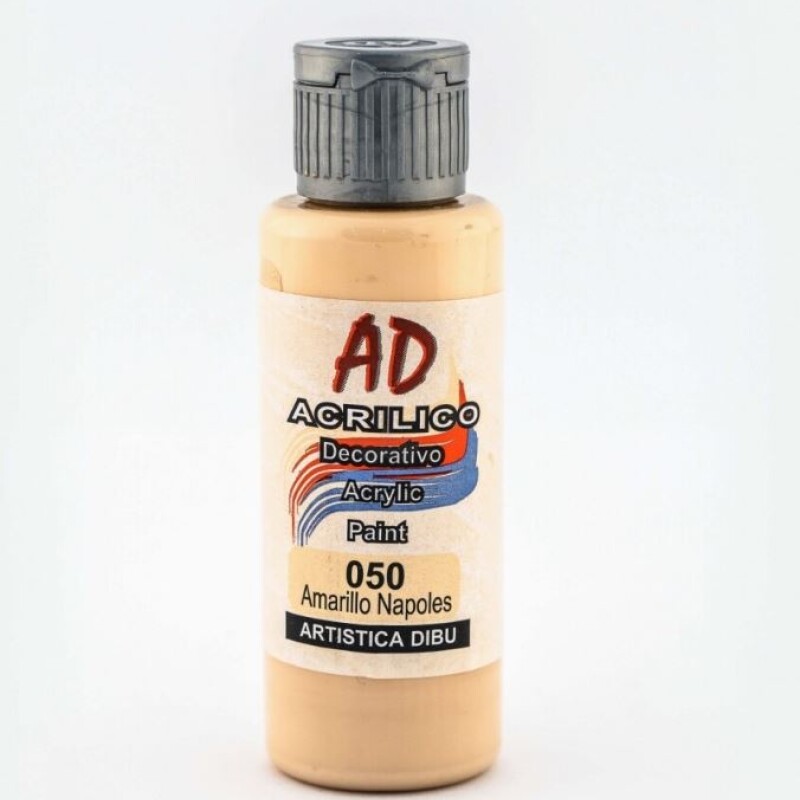 Acrílico Decorativo Ad 60 Ml Amarillo Nápoles #Acrílico Decorativo Ad 60 Ml Amarillo Nápoles