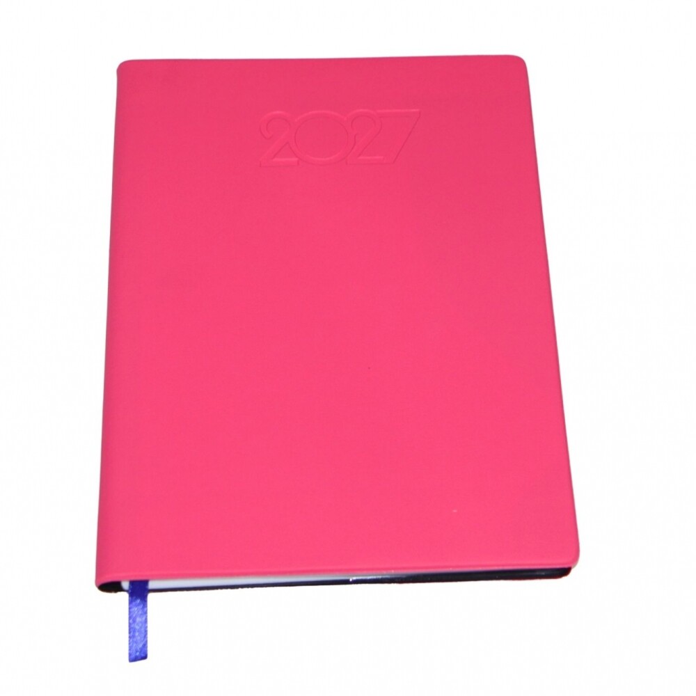 AGENDA ABEZETA 200 CLASICA DEL AÑO TAPA FUNDA COLOR FUCSIA