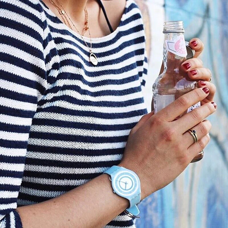 Reloj Swatch SVOS100 Skinciel para Mujer Azul