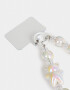 Accesorios De Celular Varios Strap De Mostacillas Para Celular - Blanco
