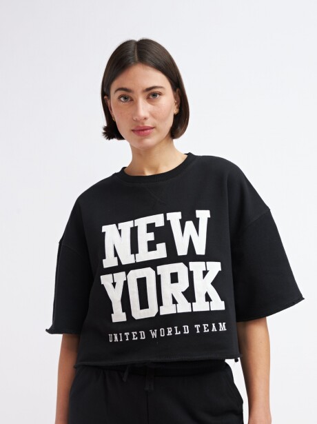 REMERA NY NEGRO