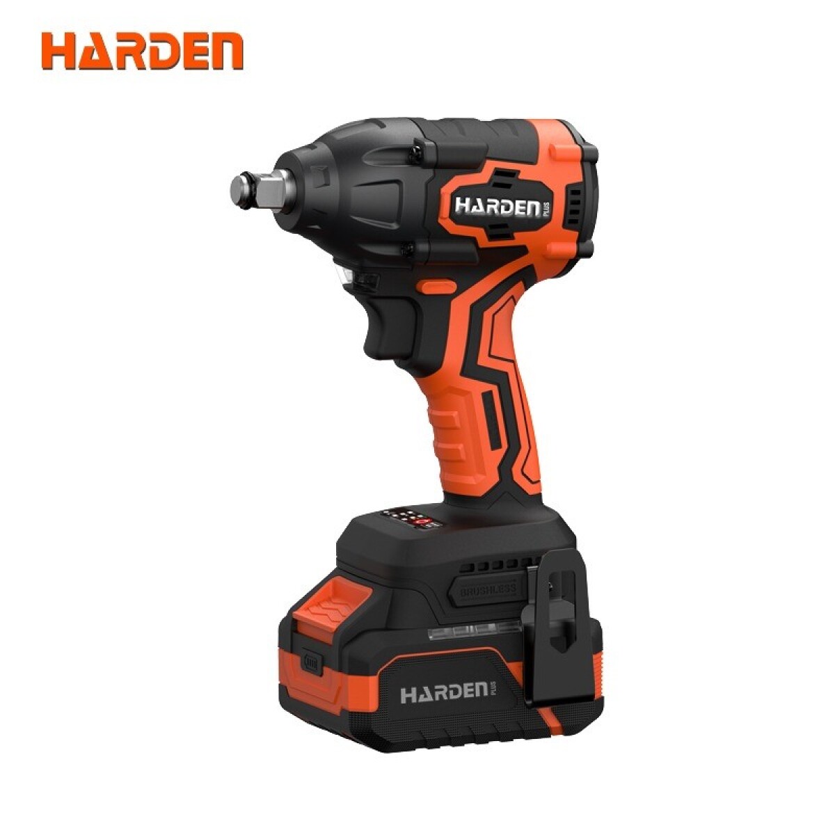 LLAVE DE IMPACTO 20V 1/2 500NM BAT.40AMP SIN CARBONES HARDEN ++ - N/a 