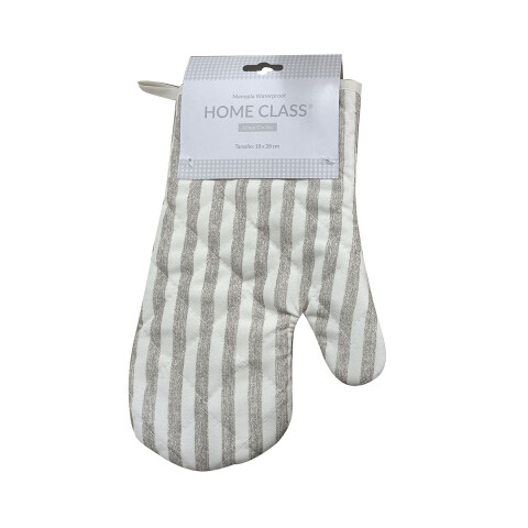 Manopla Impermeable Home Class 18 x 28 cm 4881 RAYAS BEIGE