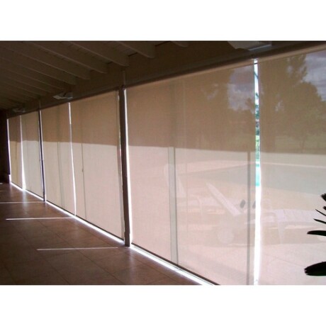 Cortina Roller Rustica Lumax 1.0x1.6mts Blanco