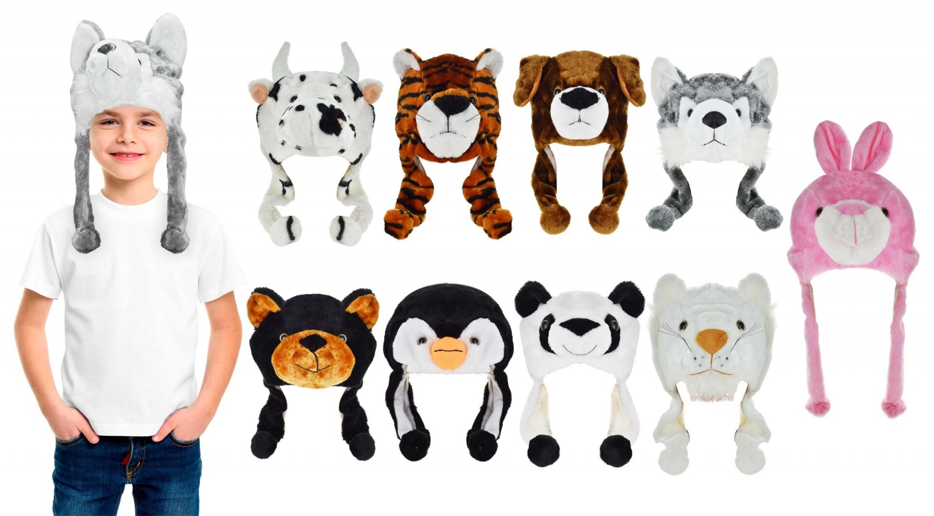 GORRO CABEZA ANIMAL 12255 
