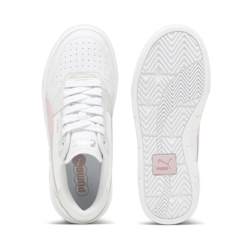 Cali Court Lth W - Mujer White/pink