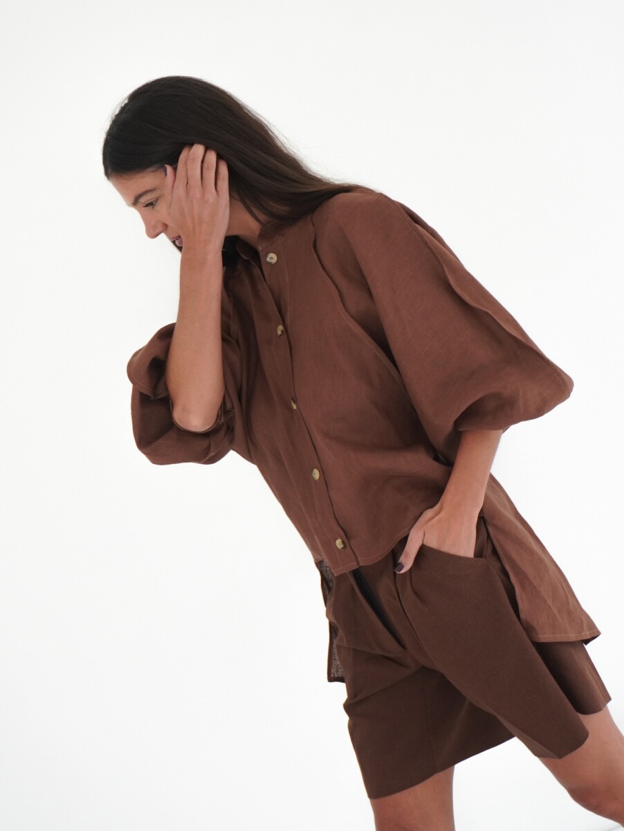 Camisa Fulera - Chocolate 
