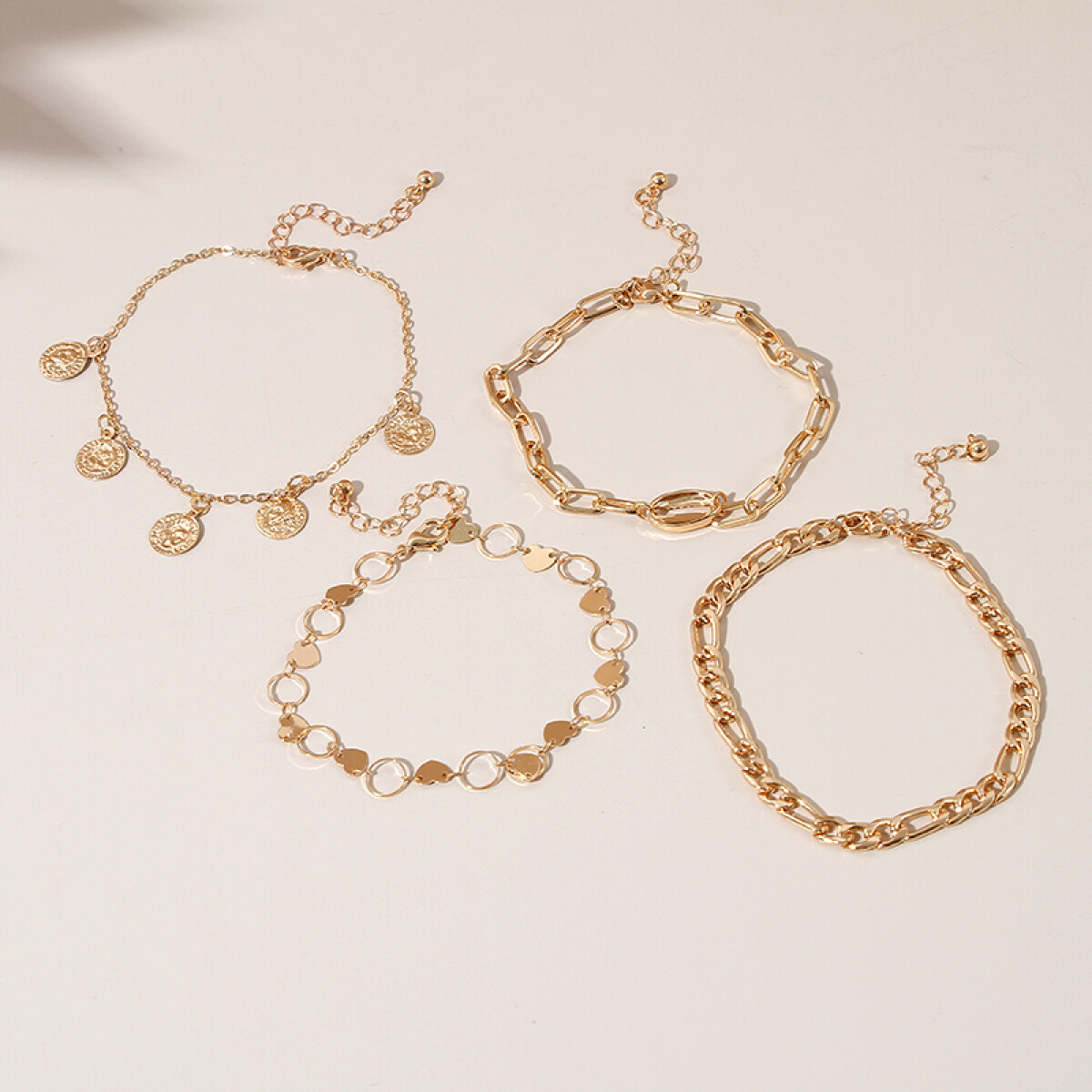 Set De Pulseras Tobilleras 
