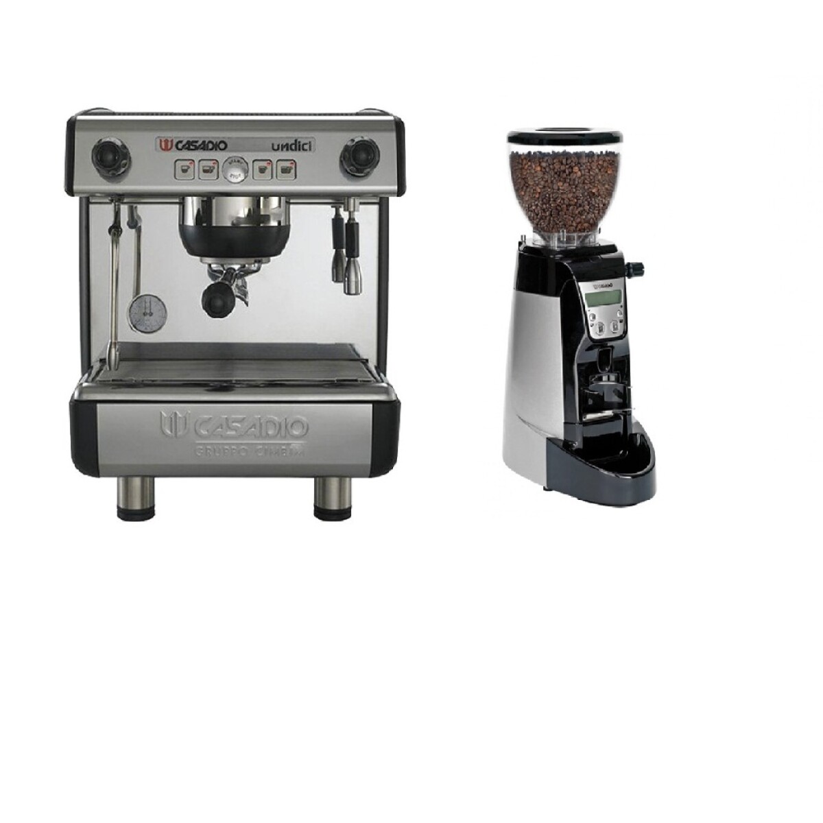 Maquina de cafe y Molino de cafe Casadio 