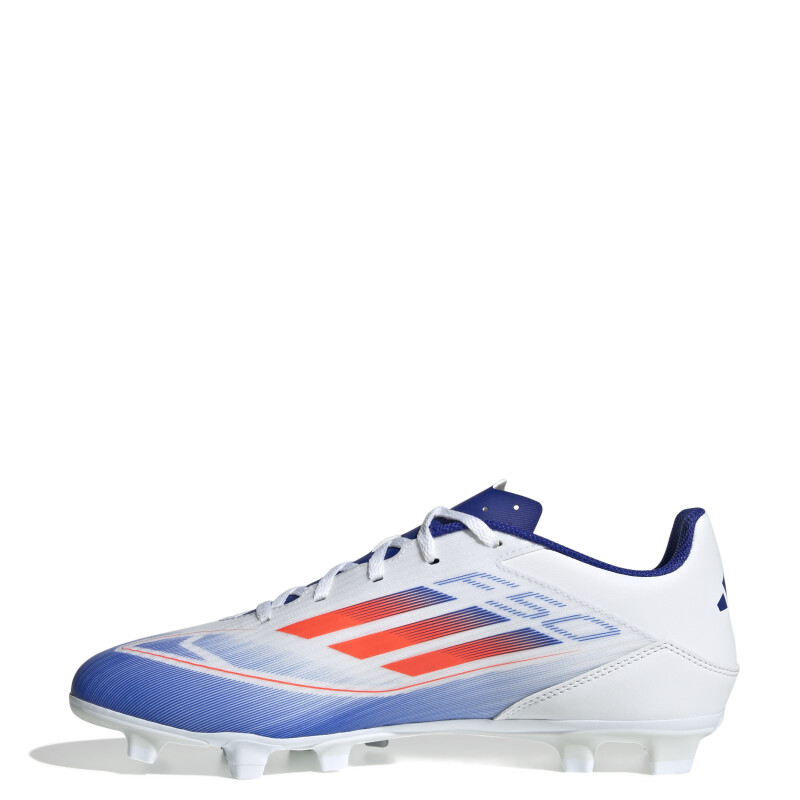 Championes Unisex Adidas Fútbol 11 Multiterreno F50 Club Blanco - Azul Real - Rojo