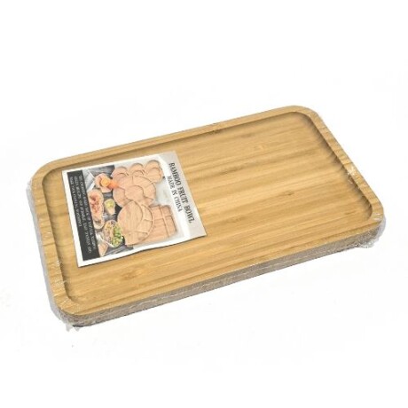 Bandeja de Bambú 30CM X 13CM Rectangular 001
