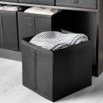 ORGANIZADOR TELA GRIS 28x28x28CM ORGANIZADOR TELA GRIS 28x28x28CM