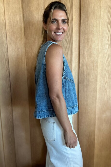 Chaleco Cadaqués Sky Blue