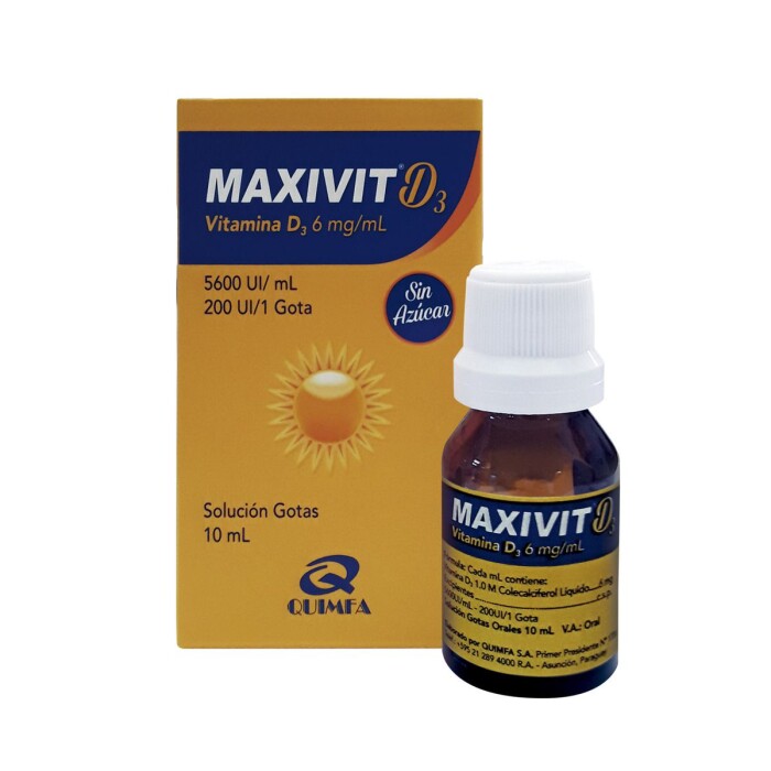 MAXIVIT D3 GOTAS FR. X 10 ML. única