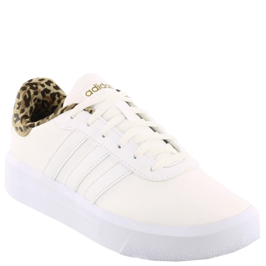 Championes de Mujer Adidas Court Plataforma Blanco - Leopardo