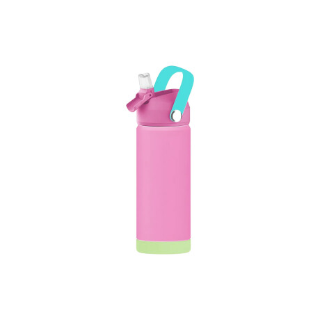 Botellas térmicas de acero inoxidable con asa y colores pastel 500ML Rosa