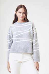 Sweater Intarsia Celeste