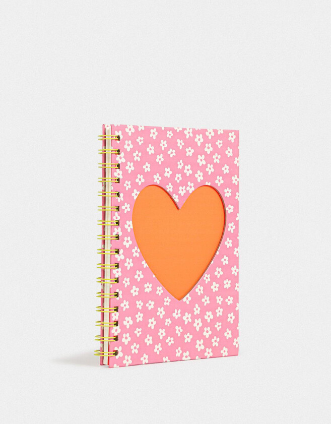 Anotadores Cuadernos y Memos Corazón Cuaderno A5 Calada Corazón - Combinacion Bicolor